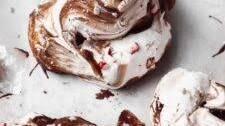 Chocolate Peppermint Meringues