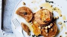 Cinnamon buckwheat crumpets with thyme honey
