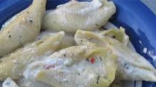 Crab-Stuffed Manicotti
