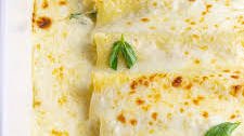 Creamy Baked Crab Cannelloni