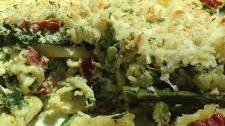 Creamy Baked Pesto Pasta Primavera Recipe