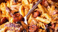 Creamy Cajun Chicken Pasta with Sausage