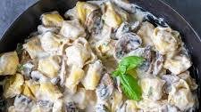Creamy Mushroom Tortellini (One Pan)