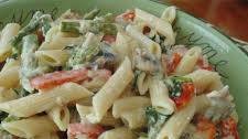Creamy Penne Pasta Primavera