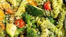 Creamy Pesto Pasta Primavera