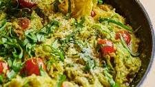 Creamy Pesto Spaghetti Squash