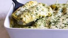 Creamy Poblano Chicken Enchiladas