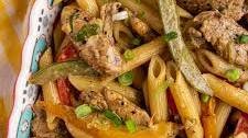 Creamy Rasta Pasta with Jerk Chicken