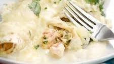 Creamy Seafood Enchiladas
