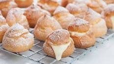Creamy Vanilla Profiteroles