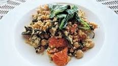 Curried Couscous with Spinach and Chickpeas