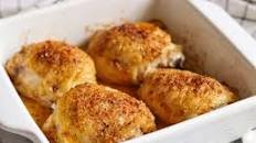Easy Baked Chicken Thighs