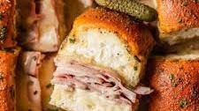 Easy Brown Sugar Ham and Cheese Sliders on Hawaiian Rolls