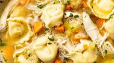 Easy Chicken Tortellini Soup