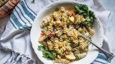 Easy Chickpea Pasta Primavera