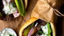 Easy Ground Beef Gyros with Tzatziki Sauce
