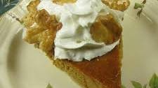 Easy Maple Pumpkin Pie
