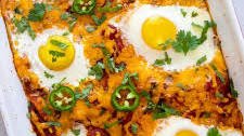 Easy Mexican Huevos Rancheros Casserole