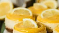 Easy Mini Lemon Curd Cheesecakes