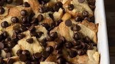 Easy Moist Chocolate Chip Bread Pudding