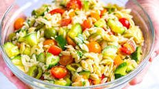 Easy Orzo Pasta Salad