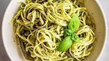 Easy Pasta Al Pesto (Linguine with Pesto)
