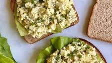 Egg Salad Sandwiches with Chives and Dill
