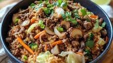 Eggroll in a Bowl with Broccoli Rice