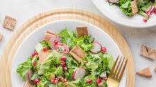Fattoush Salad with Creamy Sumac Dressing