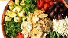 Fattoush Salad with Grilled Vegetables