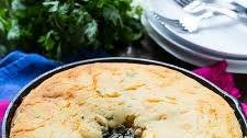 Festive Good Luck Cornbread Skillet