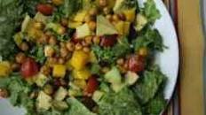 Fiesta salad with cilantro-lime dressing