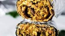 Freezer Vegan Breakfast Burrito