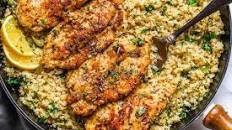 Garlic Butter Chicken with Cauliflower Rice