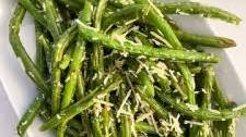 Garlic Lemon and Parmesan Green Beans