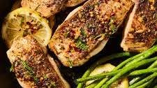 Garlicky Lemon Mahi-Mahi