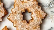 Gingerbread Cookies with Lemon Glaze