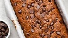 Gluten Free Chocolate Chip Banana Bread