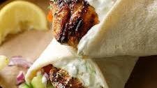 Greek Chicken Gyros with Tzaziki