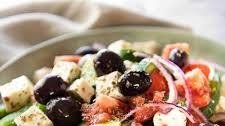 Greek Salad with Homemade Greek Salad Dressing