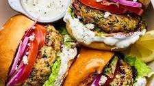Greek Turkey Burgers