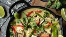 Green Curry Tofu With Vegetables