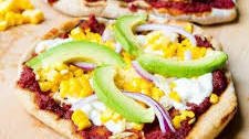 Grilled BBQ Chicken Pizza with Avocado
