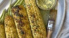 Grilled Corn on the Cob with Herb Butter