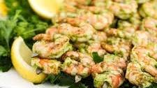 Grilled lemon herb shrimp