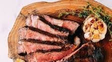 Grilled Ribeye With Soy Butter Glaze