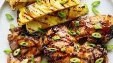 Grilled Teriyaki Chicken and Pineapple