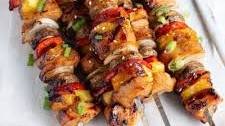 Grilled Teriyaki Chicken Pineapple Kabobs