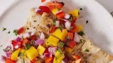 Halibut with Mango Salsa