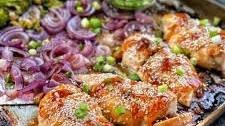 Healthy Sheet Pan Teriyaki Chicken and Vegetables